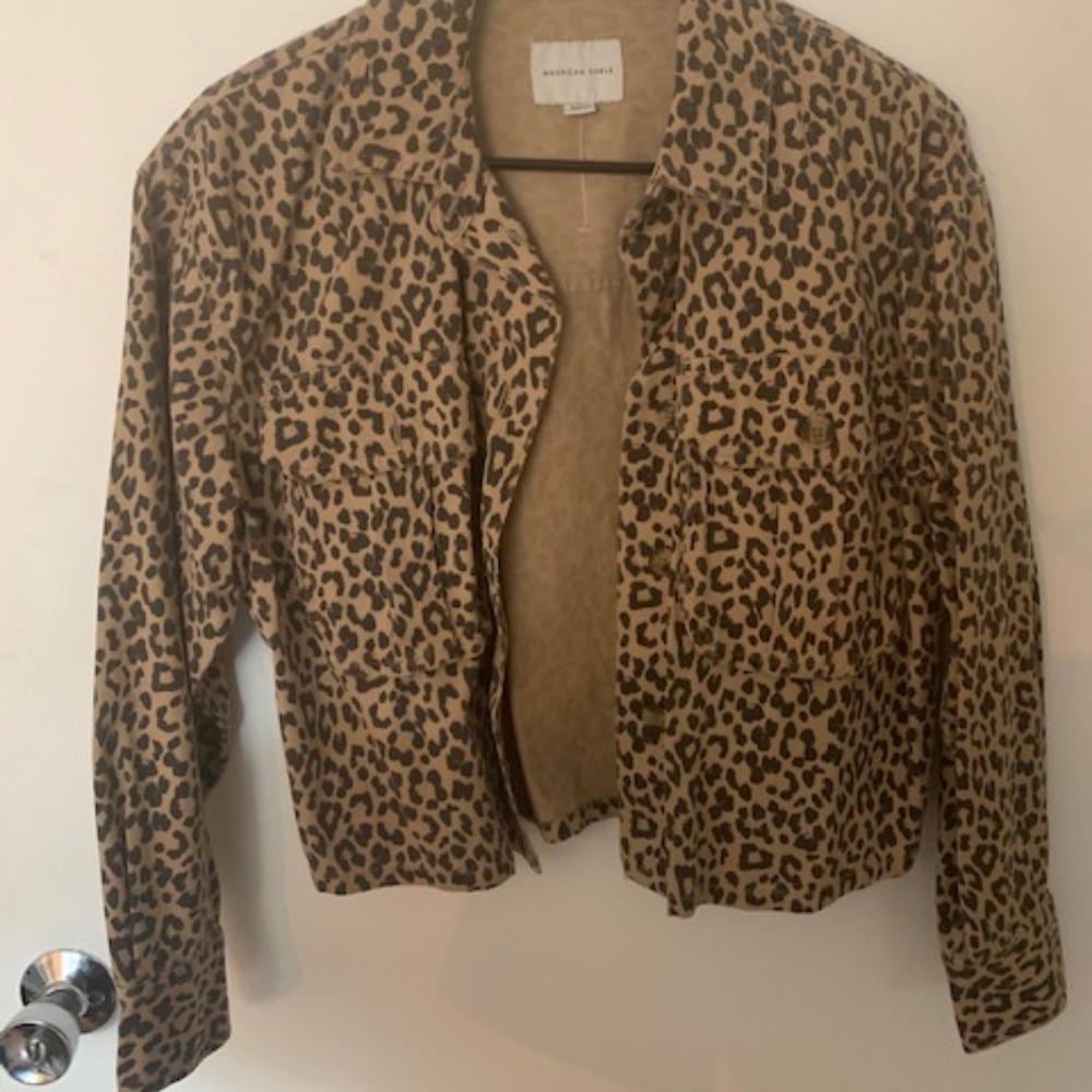 Leopard Print Light Jacket